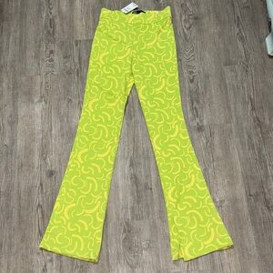 ZARA Vibrant Patterned Flare Pants